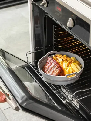 Skladací silikónový košík do vzduchovej fritézy Fliynner InnovaGoods