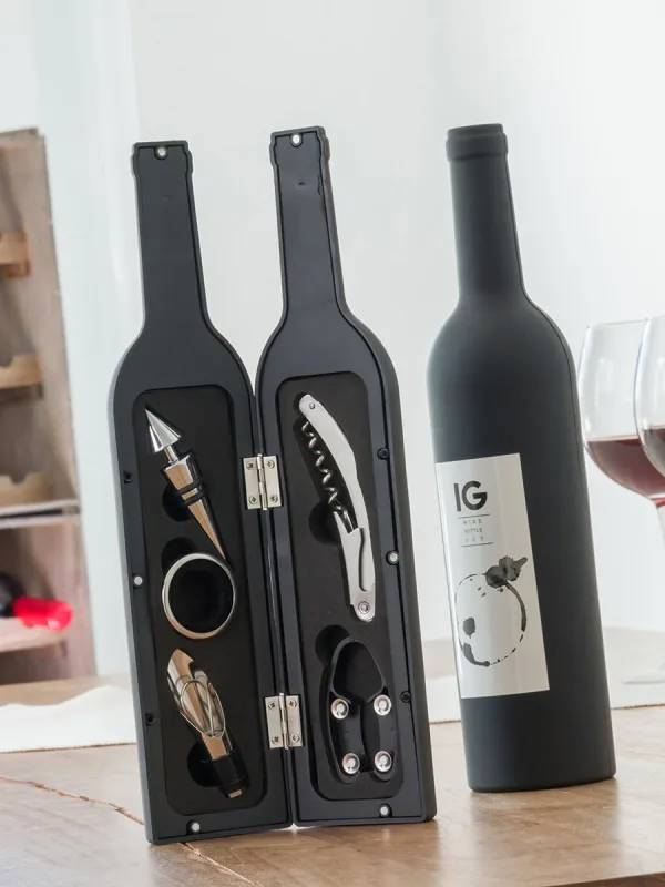 Produkt Súprava na Víno Fľaša InnovaGoods 5 Kusy Obrázok