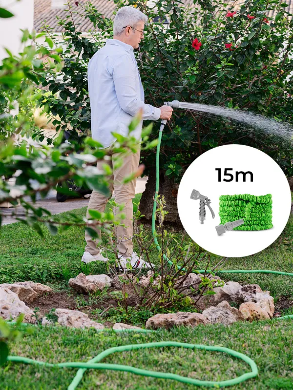 Produkt Rozšíriteľná záhradná hadica Hoostend InnovaGoods 15 m Obrázok