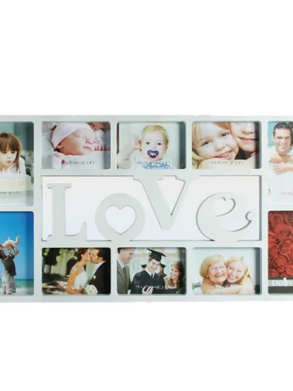 Produkt Nástenný rámik na fotky Romantic Items Drevo 10 foto Obrázok