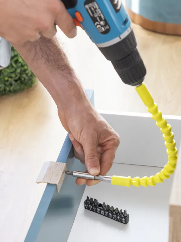 Produkt Flexibilný magnetický nadstavec na skrutkovač s príslušenstvom Drillex InnovaGoods Obrázok