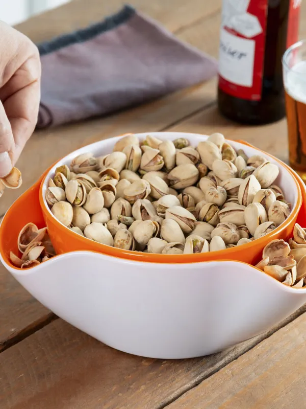 Produkt Misky na Oriešky 2 v 1 InnovaGoods 2 Kusy Obrázok