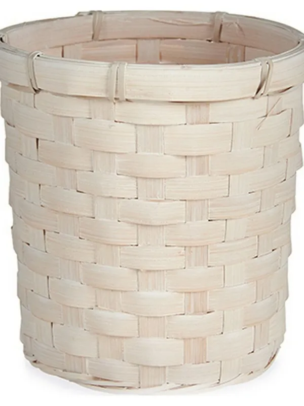 Produkt Kvetináč Gift Decor Biela PVC Bambus 17 x 15 x 17 cm Okrúhly Obrázok